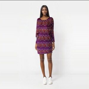 TRINA TURK Echo Chain Print Swim Tunic Beach Coverup Resortwear Size XL NWT